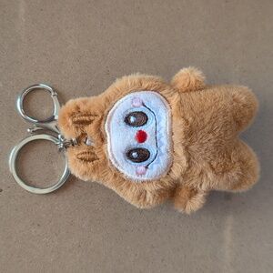 Cute Brown Plush Keychain & Bag Charm